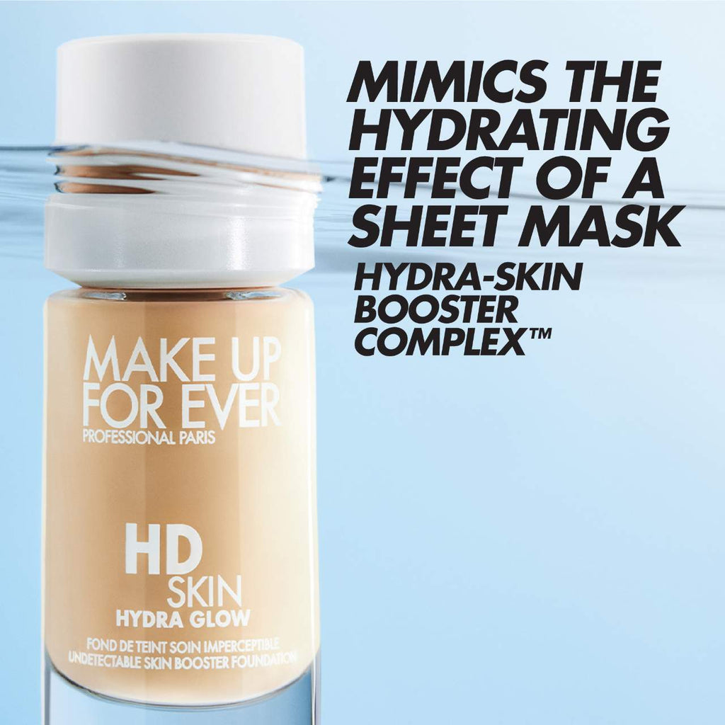 MAKE UP FOR EVER  HD Skin Hydra Glow Hydrating Foundation with Hyaluronic Acid