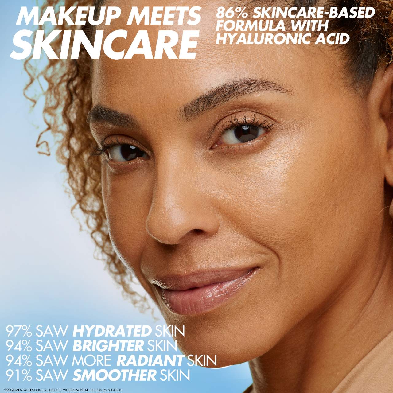 MAKE UP FOR EVER  HD Skin Hydra Glow Hydrating Foundation with Hyaluronic Acid