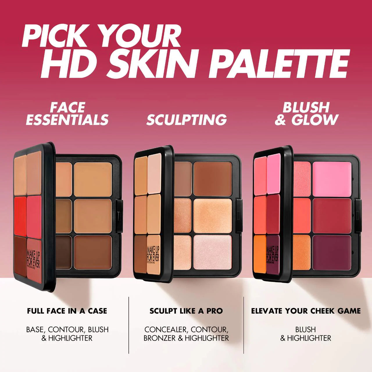 MAKE UP FOR EVER HD Skin Face Essentials Long-Lasting Full Face Cream Palette