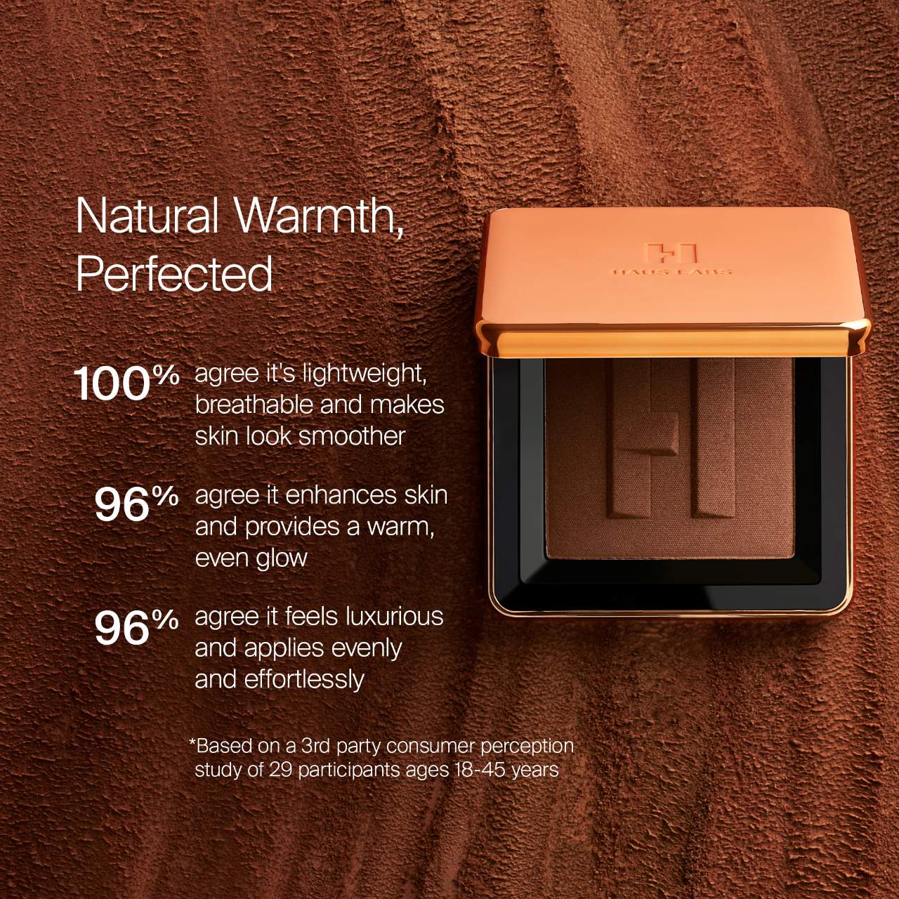 HAUS LABS BY LADY GAGA  Power Sculpt Velvet Talc-Free Powder Bronzer