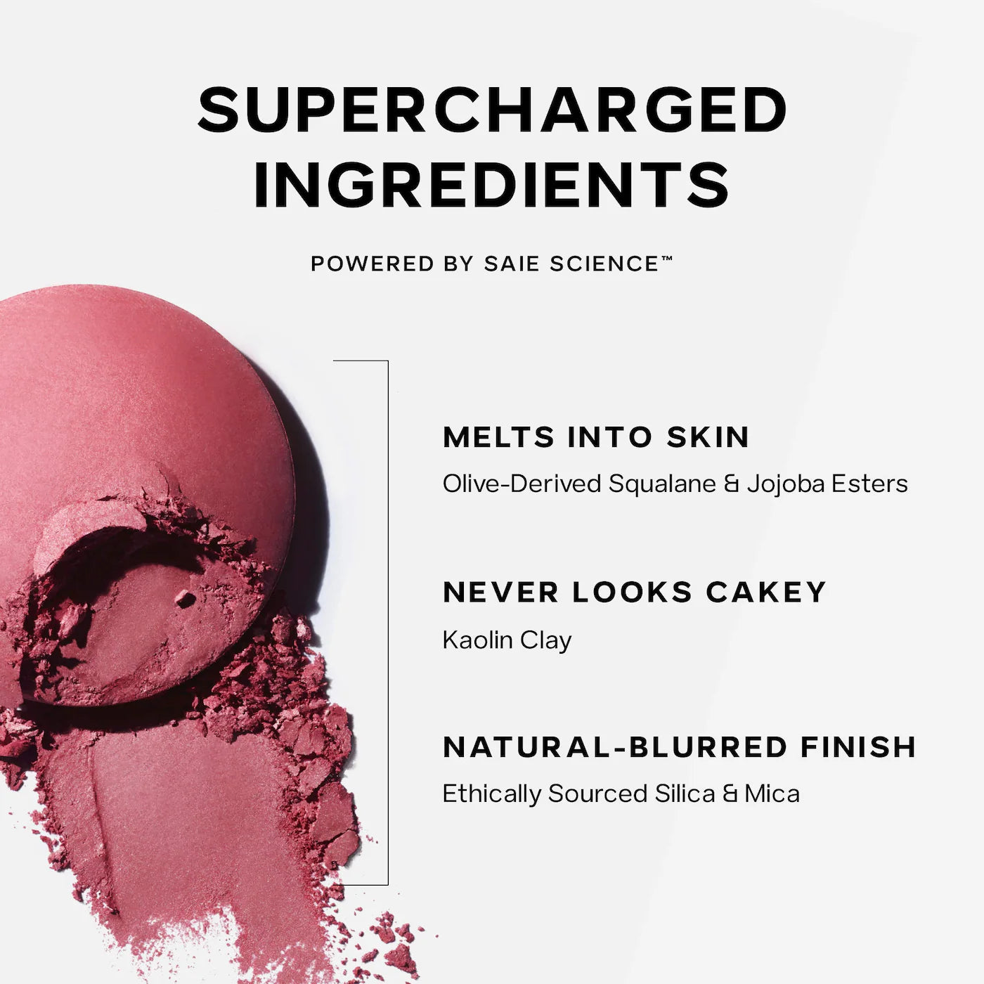Saie SuperSuede™ Radiant Talc-Free Baked Powder Blush