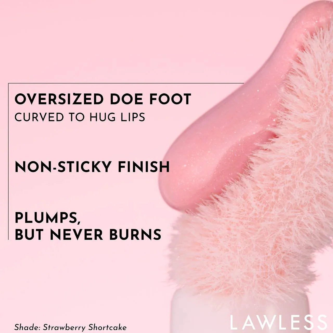 LAWLESS  Forget The Filler Lip Plumper Line Smoothing Gloss{ Shimmer finish}