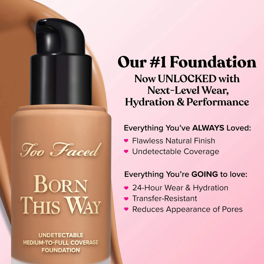 Too Faced  Born This Way Undetectable Medium-To-Full Coverage Foundation