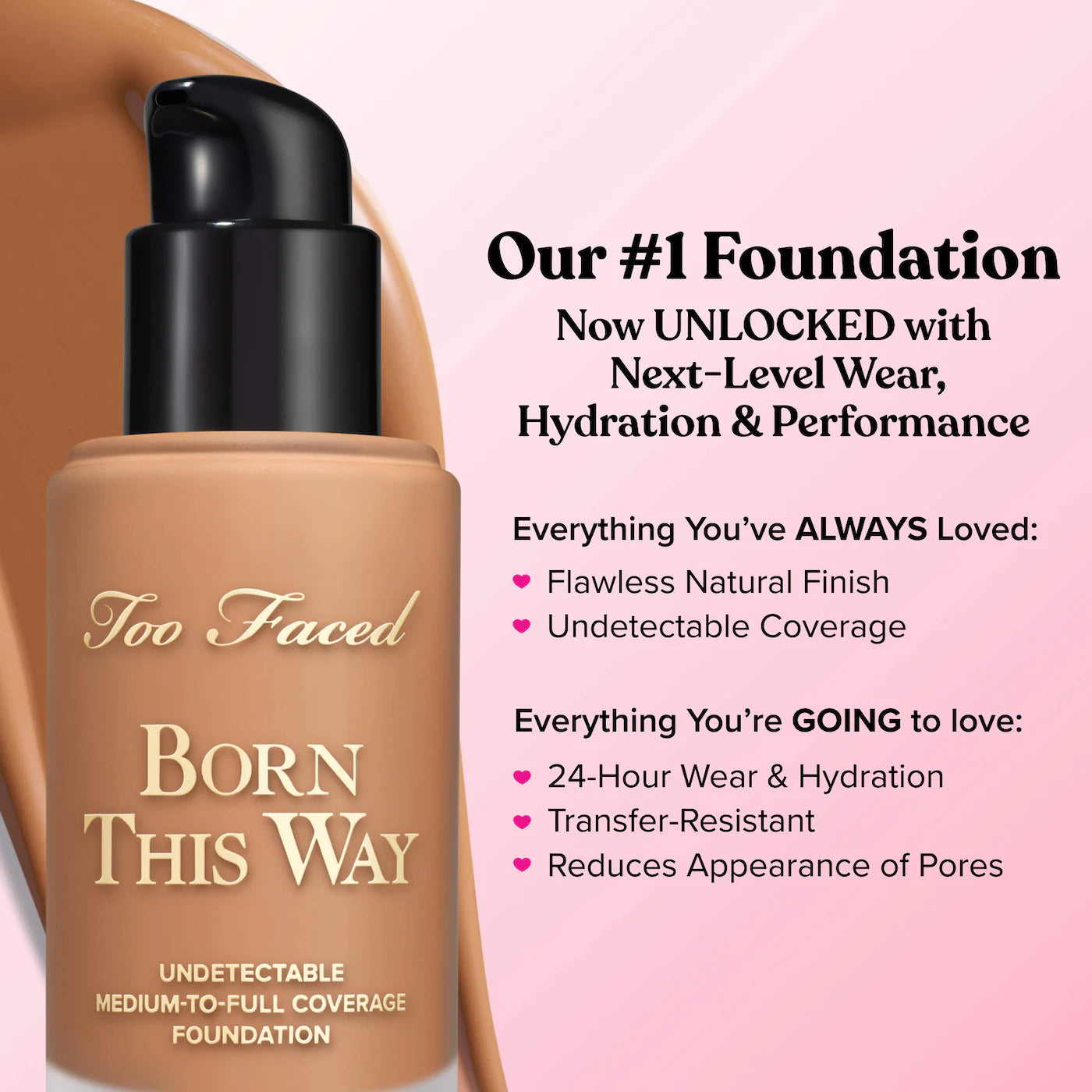Too Faced  Born This Way Undetectable Medium-To-Full Coverage Foundation