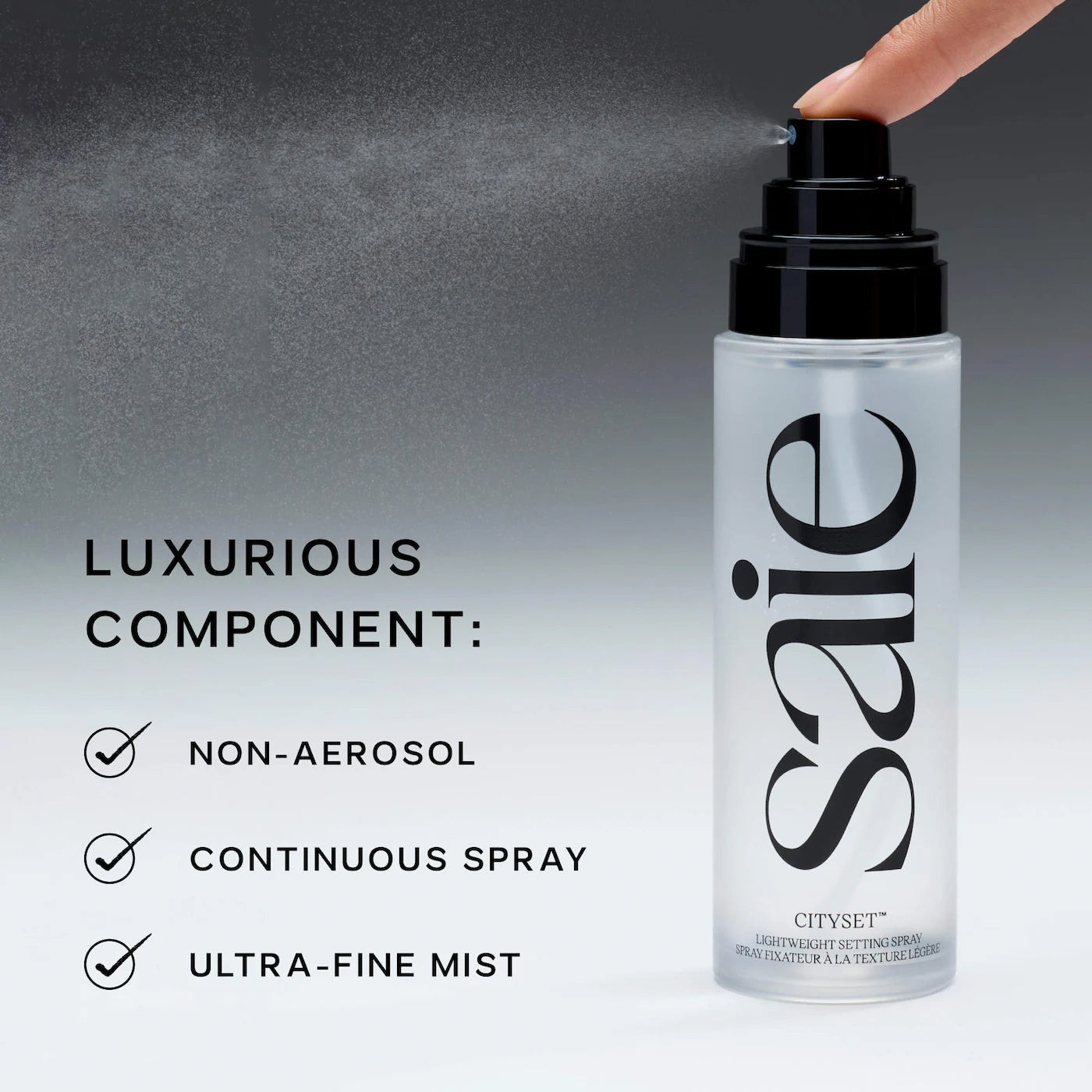 Saie CitySet™ Ultra-Fine Mist Setting Spray with 16 Hour Wear
