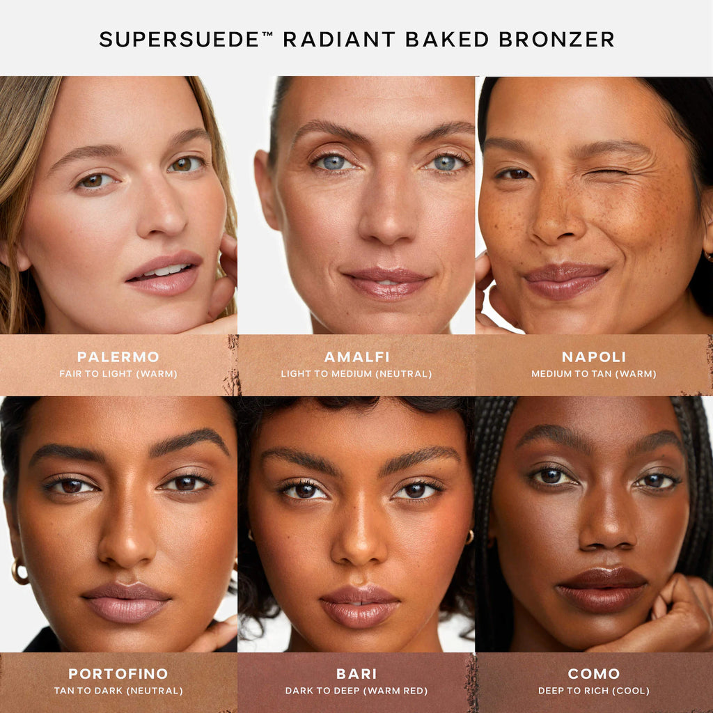 Saie SuperSuede™ Radiant Talc-Free Baked Powder Bronzer