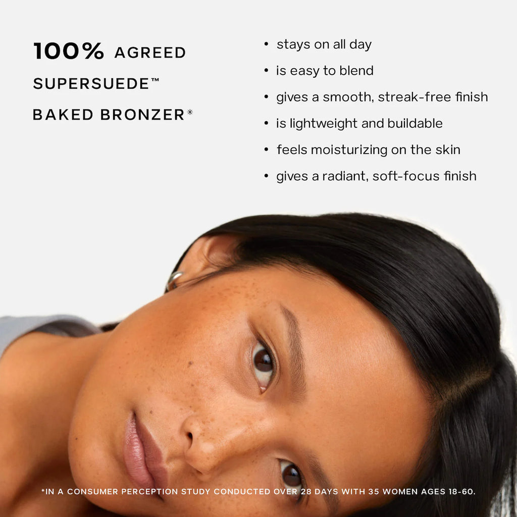 Saie SuperSuede™ Radiant Talc-Free Baked Powder Bronzer