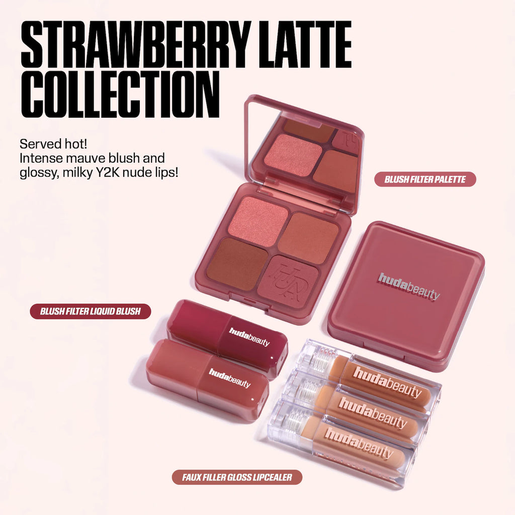 HUDA BEAUTY Blush Filter Blurring Blushlighters Palette