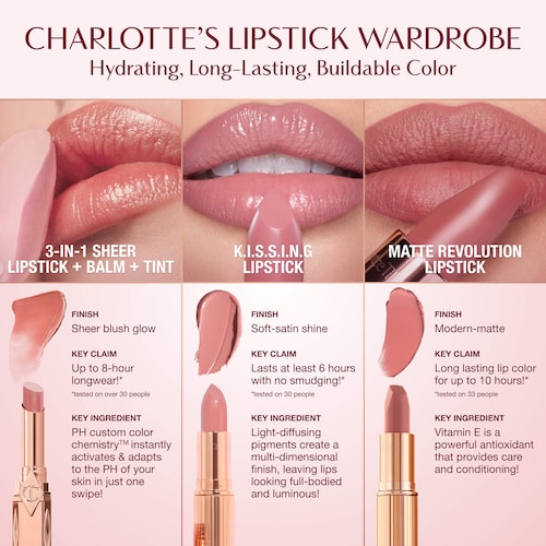 Charlotte Tilbury - Pillow Talk Long Lasting Blush Balm Sheer Lip Tint